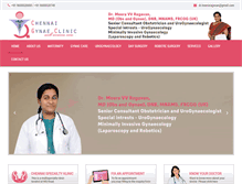 Tablet Screenshot of chennaigynaecologist.com